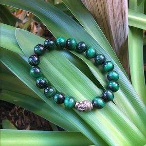 Green Tiger Eye Buddha
